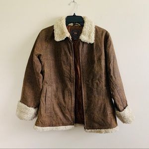 Route 66 Genuine Leather Distressed Jacket Sz M